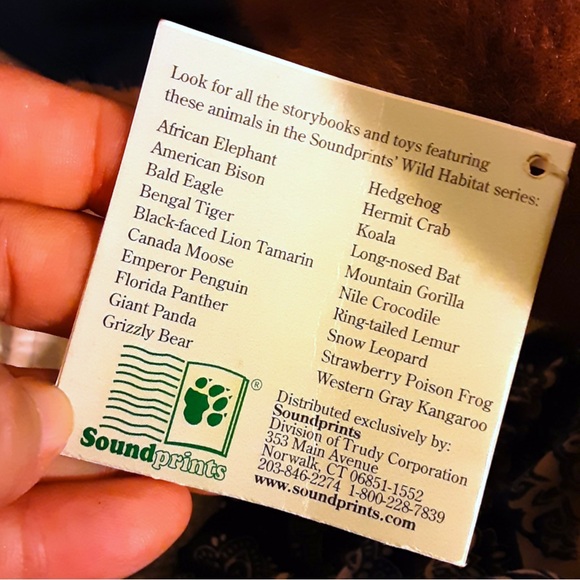 VTG NWT Realistic Bighorn Sheep Plush from Soundprint’s Storybook H2F - Picture 6 of 10